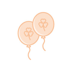 Balloons vector icon