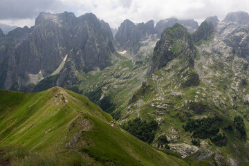 Obraz premium Prokletije mountains in Montenegro