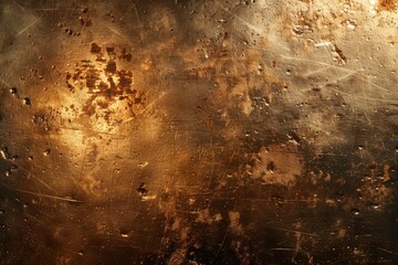 Fototapeta premium metal plate Bronze texture brass metal plate as background or design element