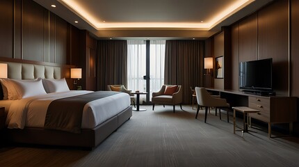 Fototapeta premium Stunning 3D Renderings of Elegant and Realistic bedroom Interiors