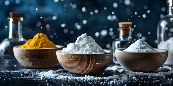 Chemical reactions between calcium hydroxide potassium citrate and citric acid powder. Concept Chemical Reactions, Calcium Hydroxide, Potassium Citrate, Citric Acid Powder