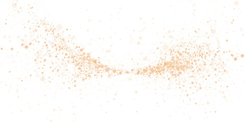 Magic shining gold dust. Christmas background. Powder dust light PNG. Fine, shiny dust bokeh particles fall off slightly. Fantastic shimmer effect. PNG.