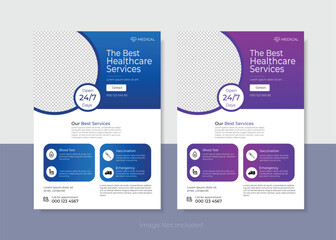 Modern Corporate Healthcare & Simple Medical Flyer Template