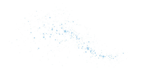 Obraz premium Magic shining blue dust. Christmas background. Powder dust light PNG. Fine, shiny dust bokeh particles fall off slightly. Fantastic shimmer effect. PNG.