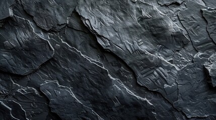 Black slate and concrete texture background.