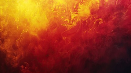 The abstract background is a red to yellow gradient for commercial use