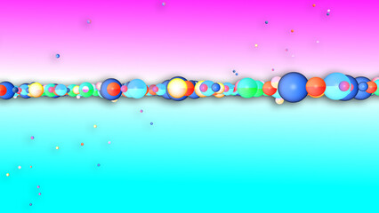 PNG Shining, colorful, abstract visual balls