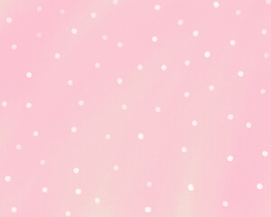 Pastel Pink Polka Dot Background with Pattern