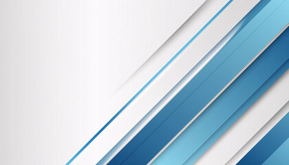 Obraz premium フラットな青と白のメタリック背景 背景画像 Generative AI