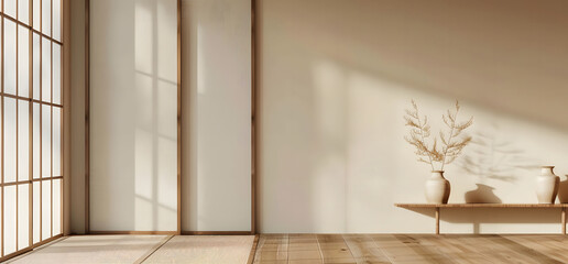 Retro-style Japanese interior room design