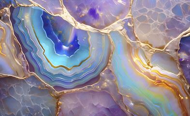 iridescent colourful opal stone texture background