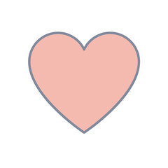Heart vector icon
