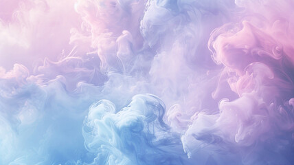 Soft Pastel Background with Dreamy Cloud-Like Patterns