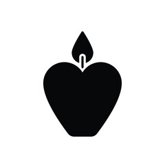 Candle vector icon