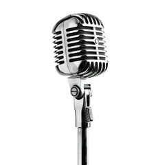 Fototapeta premium Vintage microphone cut out