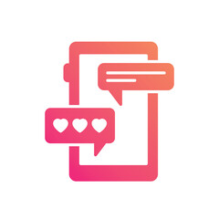 Talk vector icon