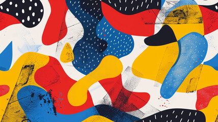 Bright and Playful Design with Primary Colors