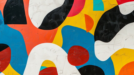 Fun and Bold Primary Color Background