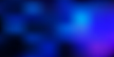 Dark pink, blue vector blurred background.
