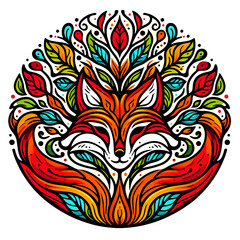 Colored animal pattern texture on white backround