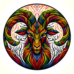 Colored animal themed pattern texture on white backround