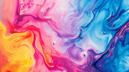 Obraz premium A colorful painting with a swirl of colors