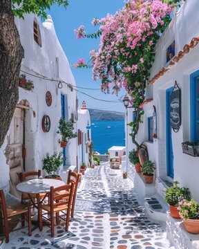 Fototapeta greek street