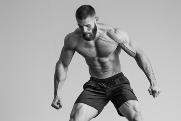 An explosive plyometrics workout plan featuring highintensity jumps and dynamic movements to increase power, speed, and agility with copy space