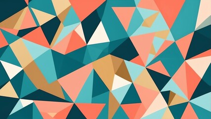 Fototapeta premium abstract color palette wallpaper with teal coral and g background
