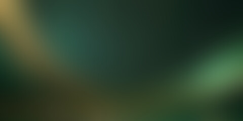 Obraz premium beautifully blurred green and golden background with soft, dreamy hues. The colors blend seamlessly, creating an ethereal and calming effect, perfect for invoking feelings of tranquility and natural b