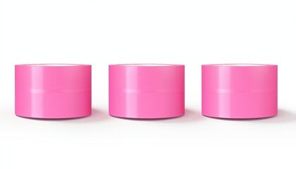 roll of pink tape, ribbon