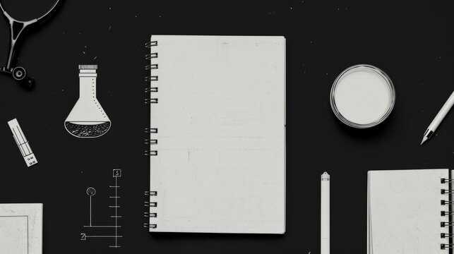 A scientist meticulously documenting experiments in a vintage notebook connecting the timeless pursuit of knowledge with modern discoveries