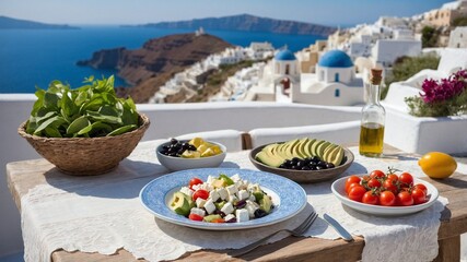 Breakfast in Santorini