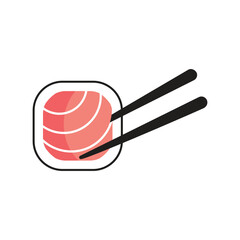 Sushi logo design simple concept Premium Vector