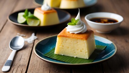 Khanom Mo Kaeng (Thai Custard Cake)