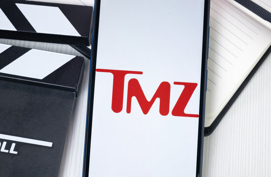 New York, USA - 30 June 2024: TMZ Logo or Icon on Phone Screen