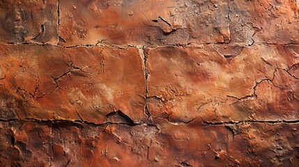 Fototapeta premium A photograph of a rustic terracotta tile