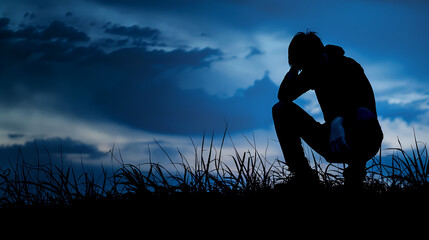 problemas de ansiedad y depresión emociones negativas y salud mental persona con soledad vacio y tristeza