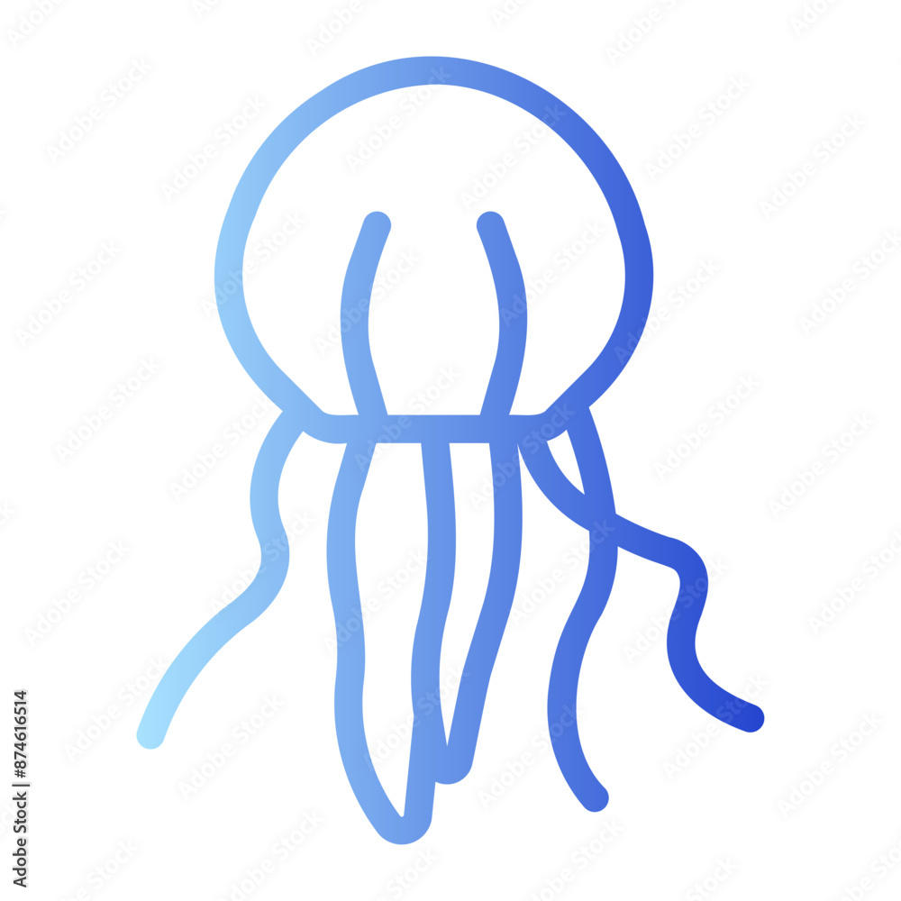 Sticker jellyfish