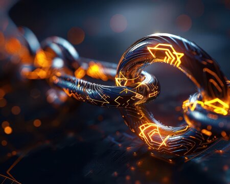 Close-up on the secure exchange of cryptocurrency, highlighting the safety and reliability of blockchain