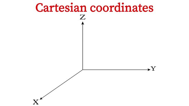 Video showing the  Cartesian coordinate