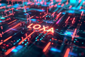 Illustration of ota update in data flow, with  ota  central in the process for firmware upgrade