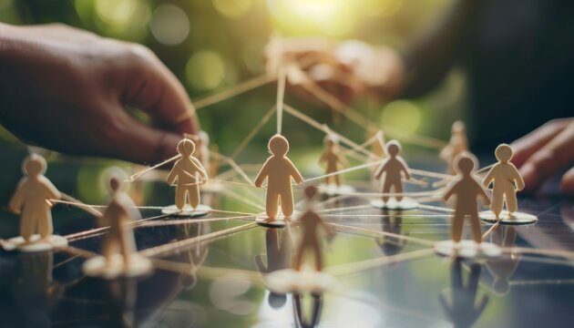 Efficient recruitment process for sustainable business success in hr and leadership concept