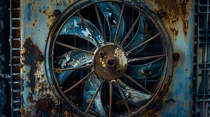 Aged Air Conditioner Fan