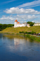 Old castle in Hrodna, Belarus