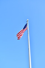 American Flag on a Flagpole