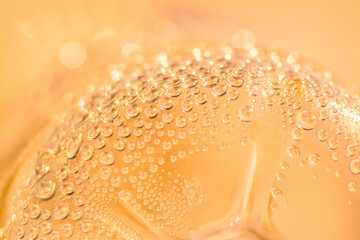 textura de burbujas de cerveza 