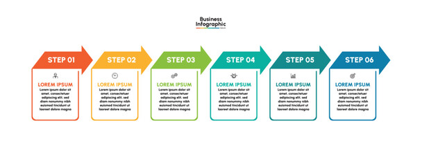 Business infographic design background template