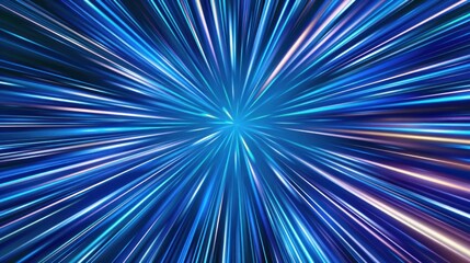 Abstract blue light with a lot of white streaks background