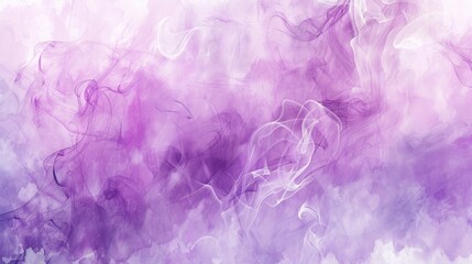 Fototapeta premium Abstract purple smoke cloud with a white background